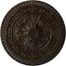 Ekena Millwork Naple Ceiling Medallion (Fits Canopies up to 3 3/8"), Hand-Painted Bronze, 37 1/2"OD x 3 3/8"P CM37NABZS - alternate 1